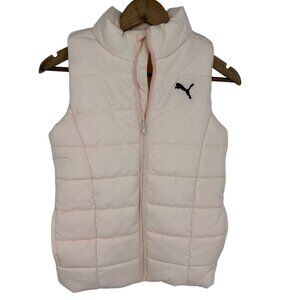 Puma Way 1 Girls Puffer Vest Jacket Light‎ Peach/Pink Color Size M